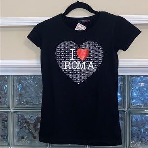 💖BNWT “I love Rome” tee! Brought from Rome. Small